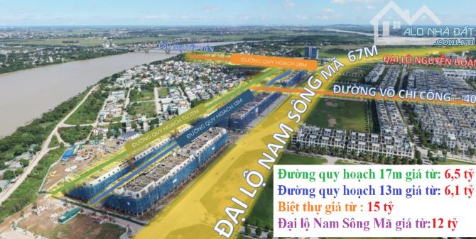 Bán nhà 4 tầng 1 tum mặt Đại lộ Nam Sông Mã, Phường Đông Hải, TP. Thanh Hóa 104m2, MT 6m - 1