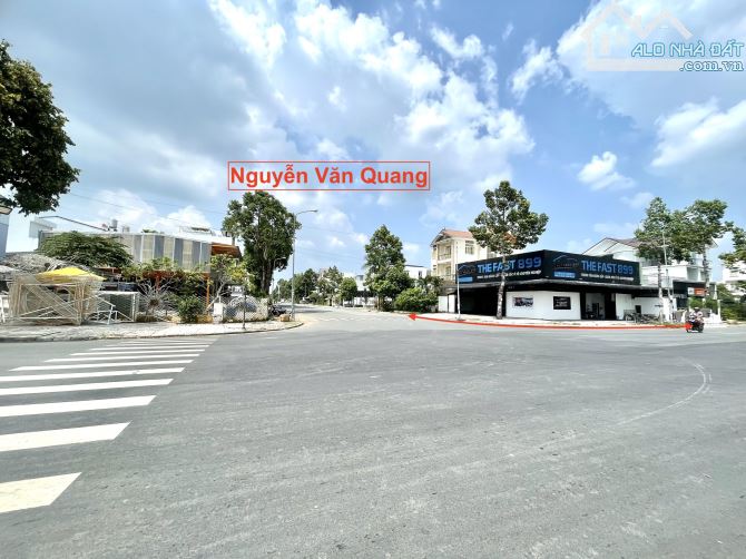 Nền góc 400m2 đường Nguyễn Văn Quang và 1B khu Xây Dựng Cần Thơ ( nền góc hai lộ lớn 30m) - 1