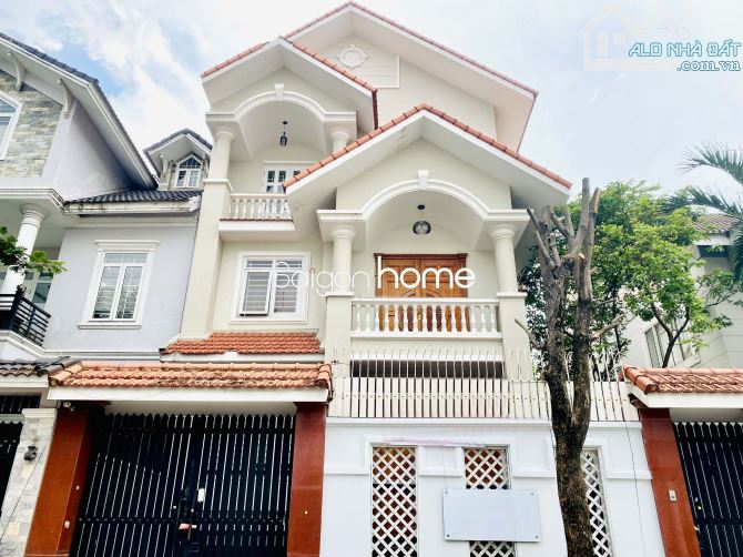 Cho thuê Biêt thự 2 mặt tiền Đường Dương văn An An Phú An Khánh Hầm 4 Lầu DTSD 600m2
