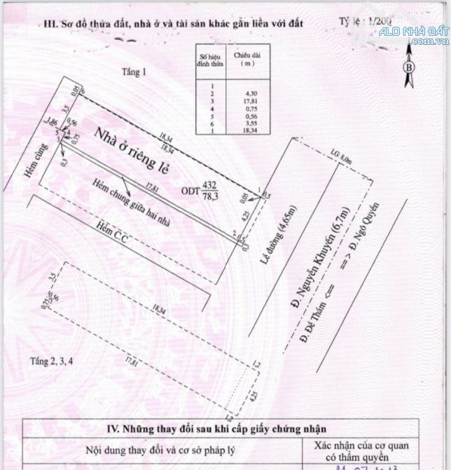 Mặt tiền đường Nguyễn Khuyến, DT: 4.25m x 18m= 78m2, 3 lầu, giá: 16 tỷ