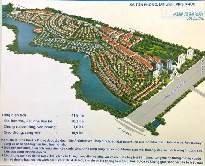 Bán 300m đất tặng nhà KĐT Hà Phong,mt:20m,giá: 13.2 tỷ