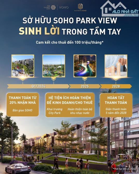 Chính sách mới The Global City CK thuê tới 100tr/tháng TT chỉ 20% còn lại TT tới 2028 - 3