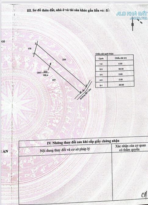 Hàng ngộp, rẻ nhất khu vực 190m2 đất thổ view kênh, 319 tr - 2