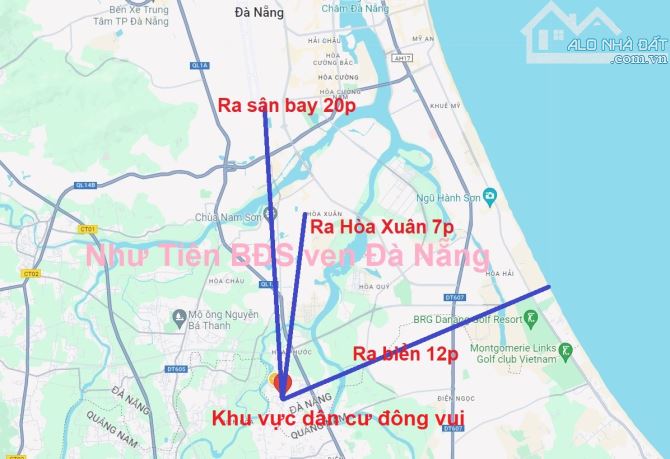 Bán lô đôi trục chính Hòa Phước, Hòa Vang, Đà Nẵng gần 300m2 có bán lẻ từng lô hơn 1 tỷ - 3