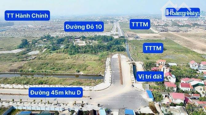 Bán lô đất vị trí đắc địa ở trung tâm hành chính mới