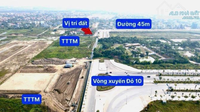 Bán lô đất vị trí đắc địa ở trung tâm hành chính mới - 2