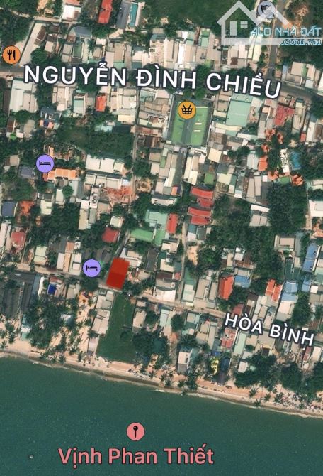 Bán lô đất ODT hai mặt tiền đường Hoà Bình, Hàm Tiến - cách biển Mũi Né 50m - 2