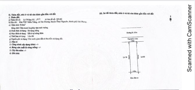 DUY NHẤT 1 LÔ TDC MIẾU TRẮNG ngay TTHCC GIÁ CỰC ÊM Thuỷ Nguyên Hải Phòng - 1