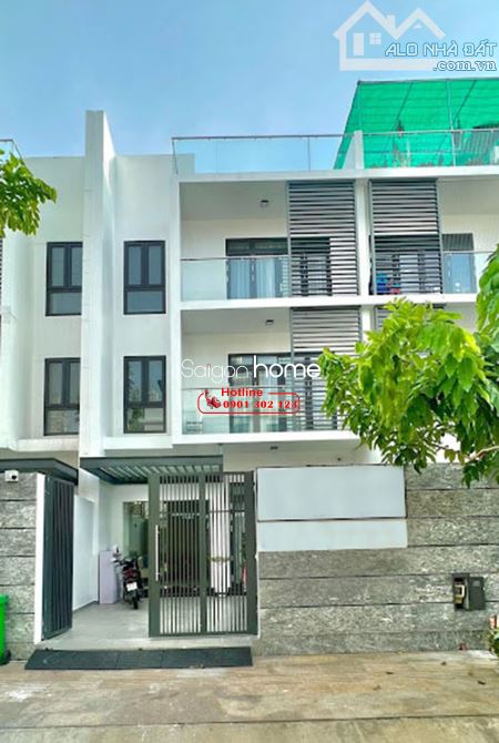 Cho thuê Nhà Đường vũ tông phan An Phú Quận_2 sàn trống suốt 4 tầng 600m²