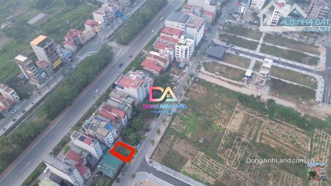 Bán đất đấu giá X2 Uy Nỗ Đông Anh Lô góc khu Vườn Đào kinh doanh