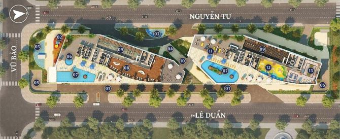 BÁN LỖ CĂN GÓC TRỰC BIỂN THE SAILING QUY NHƠN 2PN 67M2 - 1