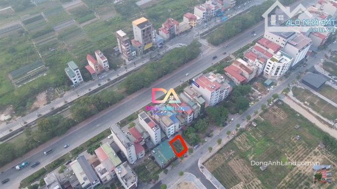 Bán đất đấu giá X2 Uy Nỗ Đông Anh Lô góc khu Vườn Đào kinh doanh - 1