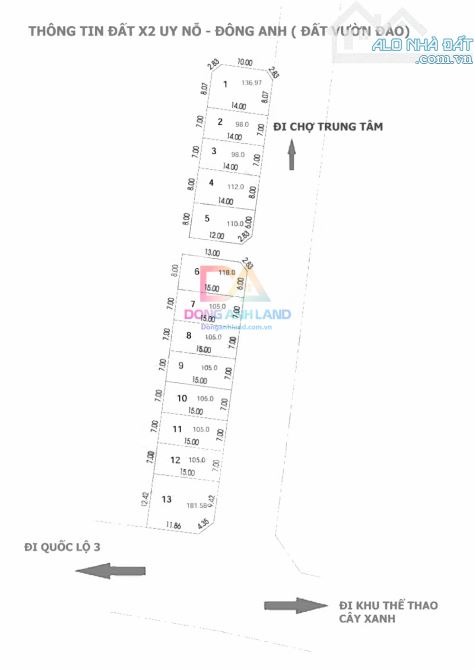 Bán đất đấu giá X2 Uy Nỗ Đông Anh Lô góc khu Vườn Đào kinh doanh - 3
