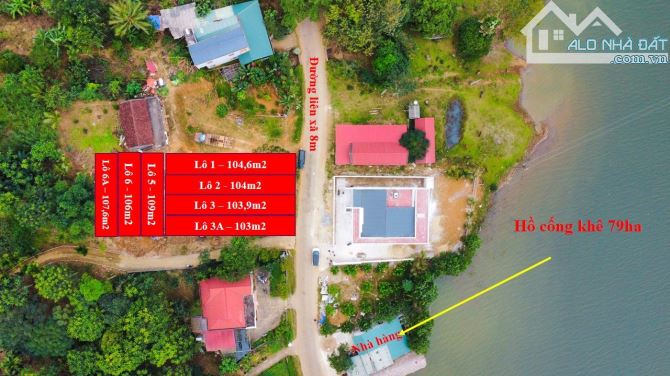 Bán đất View Hồ cống khê mặt đường nhựa 8m - 1