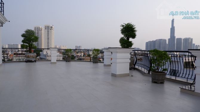 Cho Thuê Sân Thượng Quận Bình Thạnh. DT 170m2 - 23 triệu/ tháng