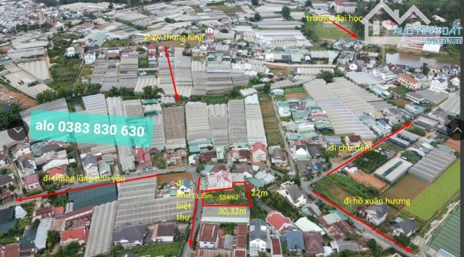 Cần bán lô đất đường Vạn Hạnh phường 8 thành phố Đà Lạt - 3