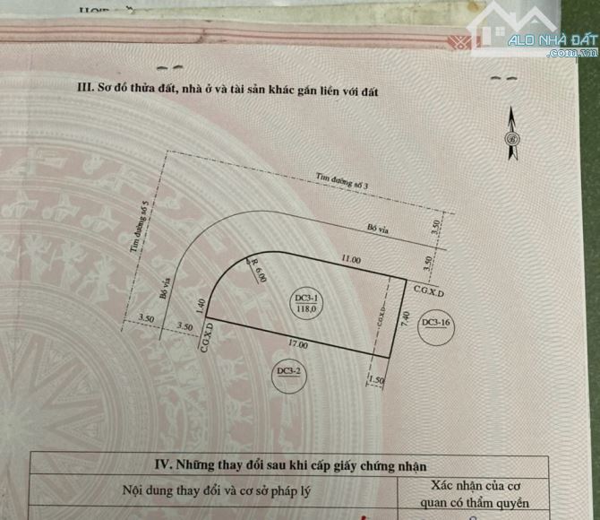 Bán đất BÙI TƯ TOÀN  118m2 giá 20  tỷ