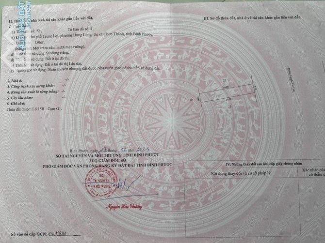 Đất Tân Uyên giáp KCN Vsp3 full thổ giá ngợp rẻ hơn thị trường 200 triệu, SHR - 2