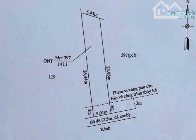 Quá đẹp, 140m2 đất thổ 5x 28m view kênh tuyệt đẹp, chốt 360 tr - 6