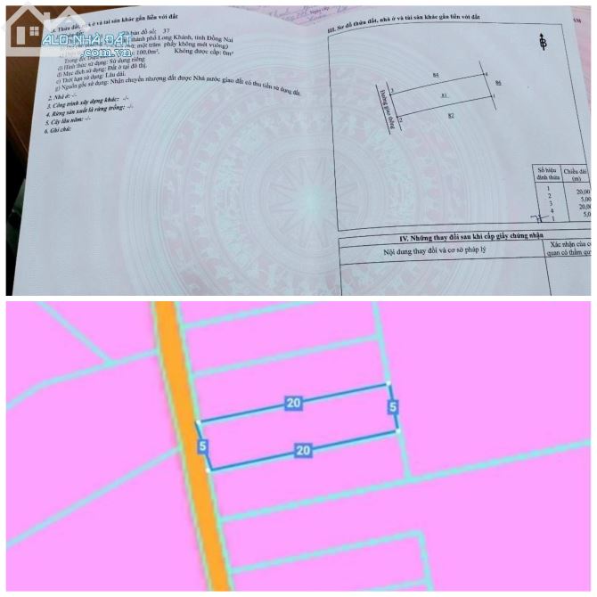 ✨ 5x20m, góc 2 MT, full Thổ Cư, bê tông 4M, ngay UBND, Trường học cấp I-II, Chợ - 1.05 TỶ - 5