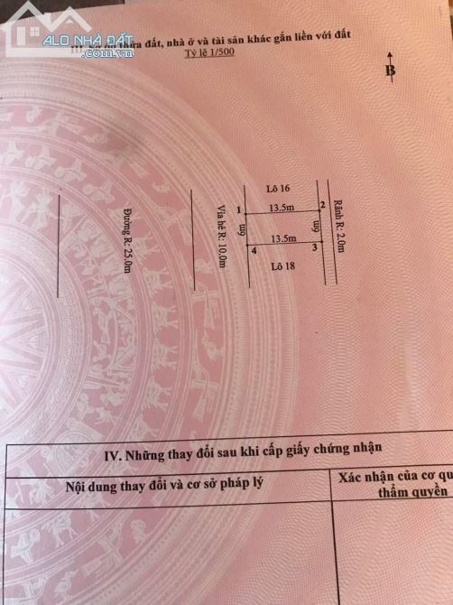Bán đất mặt đường khu D bắc sông cấm, thủy nguyên