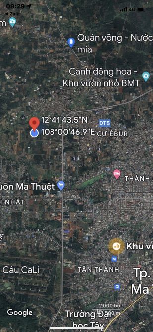 D946   ✅  Bán đất NN hẻm cấp 2 đường Vành Đai 10-3 thuộc thôn 3 xã Cư Êbur- Tp Bmt- Daklak