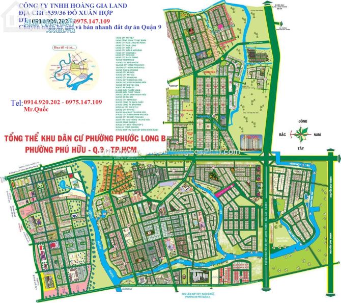 Bán đất nền dự án Sở Văn Hóa Thông Tin, P.Phú Hữu, TP Thủ Đức, 1 số nền sổ đỏ bán