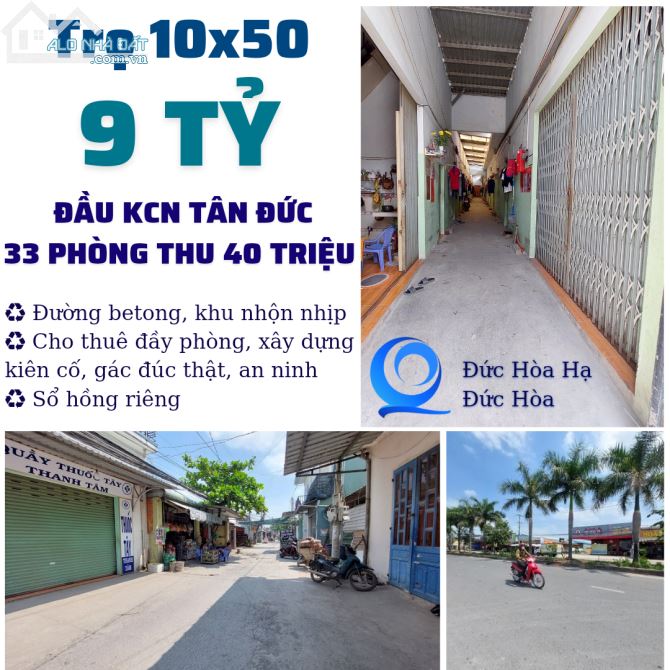 Trọ 33 phòng thu 40tr/tháng, đầu KCN Tân Đức. Đức Hòa, Long An. - 5