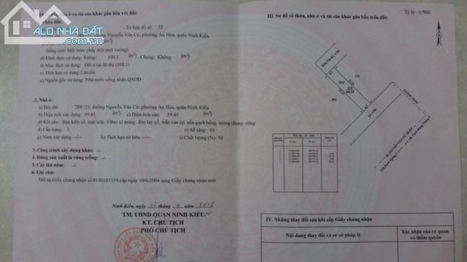 BÁN NHÀ 2 MẶT TIỀN ĐƯỜNG NGUYÊCN VĂN CỪ CÁCH NGÃ TƯ VÕ VĂN KIỆT 100M. - 2