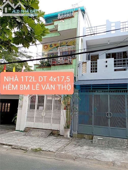 Bán Nhà Hẻm 8m 1/ Sát Mặt Tiền Lê Văn Thọ Phường 9 Gò Vấp 4x17,2 Đúc 2 Tấm chỉ 8 tỷ