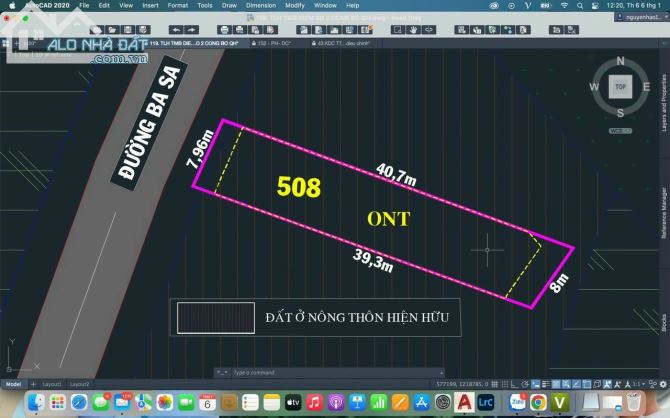 Hạ giá bán đất mt đường Ba Sa,kdc hiện hữu thuận tiên buôn bán - 1