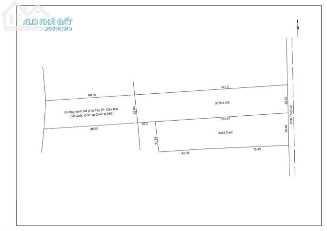 MẢNH ĐẤT MẶT TIỀN VÀNH ĐAI PHÍA TÂY CẦN THƠ ĐANG LÀM RẤT TIỀM NĂNG - 2