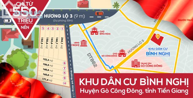 Bán đất nền khu dân Bình Nghị-Gò Công-Tiền Giang - 2