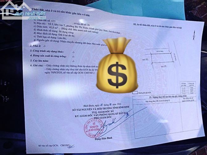 Bán 2 nhà mới xây, 2 mặt tiền,đường Âu Cơ, TP.Quy Nhơn giá chỉ 1tỷ300 - 2
