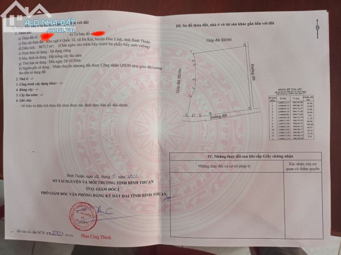 LÔ ĐẤT 2 MẶT TIỀN SẮP ĐỔ NHỰA 9673M2 CÓ HƠN 200M MẶT TIỀN GẦN KHU DÂN CƯ CHỈ 3TY8