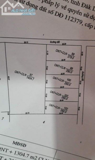 💥💥LỐC 5 LÔ LIỀN KỀ, XÃ EA DRÔNG, TX. BUÔN HỒ - 1