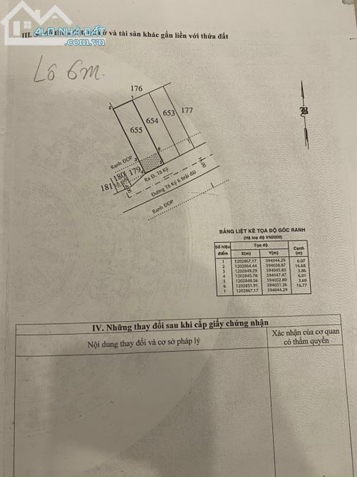 HÓC MÔN, MẶT TIỀN TÔ KÝ 6, ĐẤT THỔ CƯ KV 6x21m, DT 124m2, CHỈ 6.55 TỶ - 4