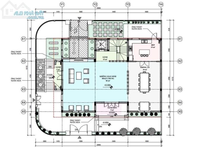 BIỆT THỰ NGHĨA ĐÔ CẦU GIẤY 398m2 MT 20m LÔ GÓC 5 tầng 1 hầm thang máy VIEW CÔNG VIÊN 65 TỶ - 1