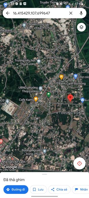 Bán 160m2 đất Khu HTKT Khu Dân Cư Tổ 4 Thủy Lương – trục Hoàng Phan Thái nối Trần Hoàn - 1