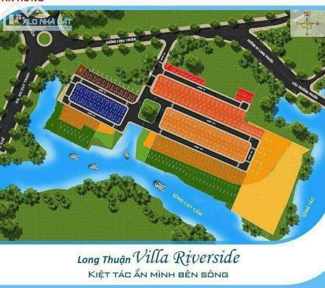 - Bán lô đất dự án Long Thuận Riverside, P. Trường Thạnh, Quận 9.