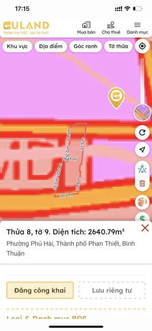 Cần Bán 2600m2 Mặt Tiền Đường Nhựa Nguyễn Thông Ngay Khu Dân Cư  Phường Phú Hài,Phan Thiết - 4