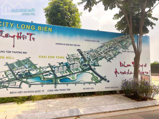 BÁN GẤP NHÀ LIỀN KỀ KHAI SƠN HILL, NGỌC THỤY – LONG BIÊN 99M, 5 TẦNG, MT 6M.  GIÁ 21 TỶ - 2