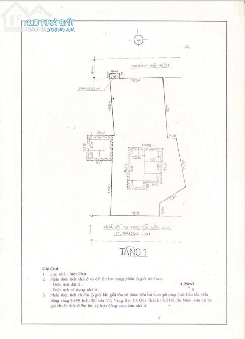 BÁN KHUÔN 18 NGUYỄN VĂN GIAI- ĐINH TIÊN HOÀNG, Q1. DT 16MX 45M, CN 876M2 . GIÁ 315 TỶ - 3