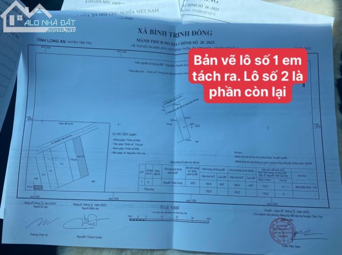 5×26 (130m2) thổ Đường Nguyễn văn lũy Ngay trường học ủy ban (490 triệu) Tân trụ Long An - 4