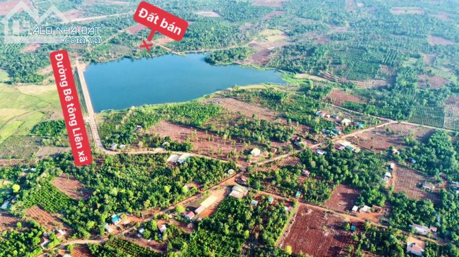 ✨ 4 LÔ VIEW HỒ TUYỆT ĐẸP, Ngang 11.5m, cặp sát đường BÊ TÔNG LIÊN XÃ (QH: 16M) - 199 Triệu