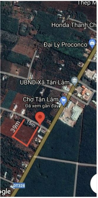 Bán gấp lô đất 500m2 shr,cách chợ tân lâm 500m giá 3ty tl nhẹ - 4