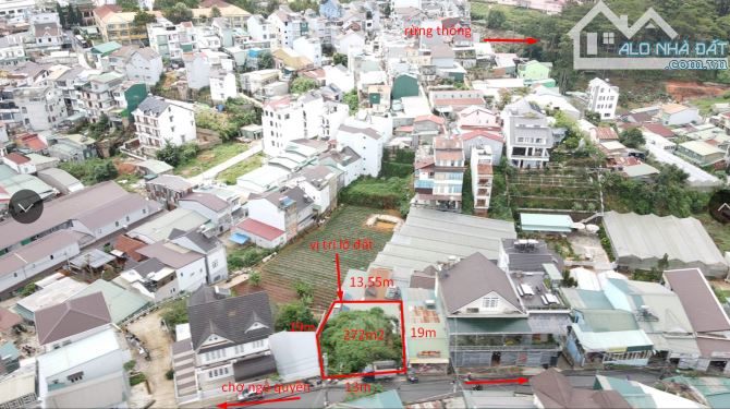 Bán đất xây biệt thự mặt tiền trung tâm tp Đà Lạt.  13ty7 gần sân vận động lớn nhất - 3