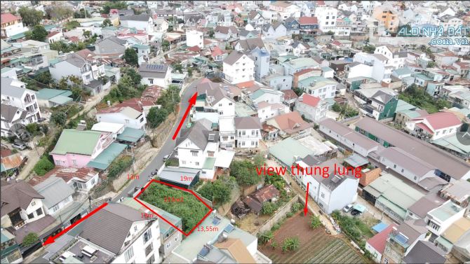 Bán đất xây biệt thự mặt tiền trung tâm tp Đà Lạt.  13ty7 gần sân vận động lớn nhất - 4