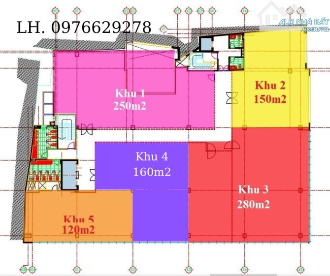 Cho thuê sàn văn phòng, mặt bằng kinh doanh tại Đường Võ Chí Công,Tây Hồ từ 120 đến 2000m2 - 2