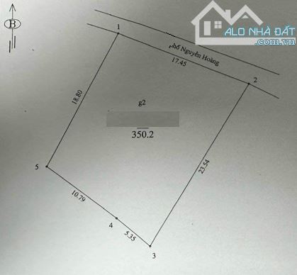 350m2 Đất Xây Building Mặt Phố Nguyễn Hoàng Mt 17m Nhỉnh 70 Tỷ FULL THỔ CƯ